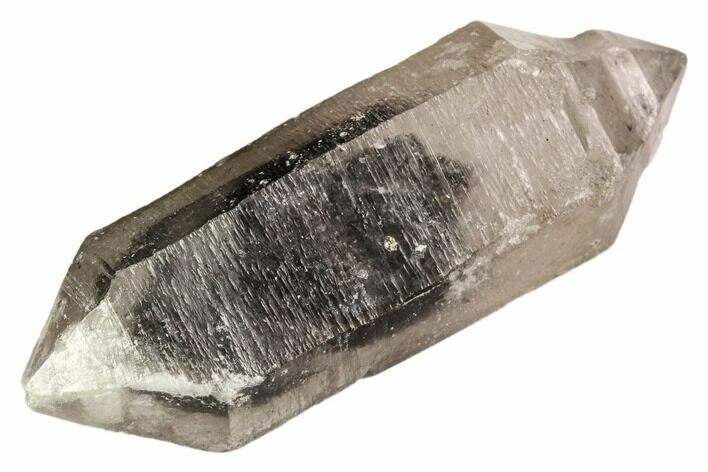 Double-Terminated Smoky Quartz Crystal - Tibet #109605